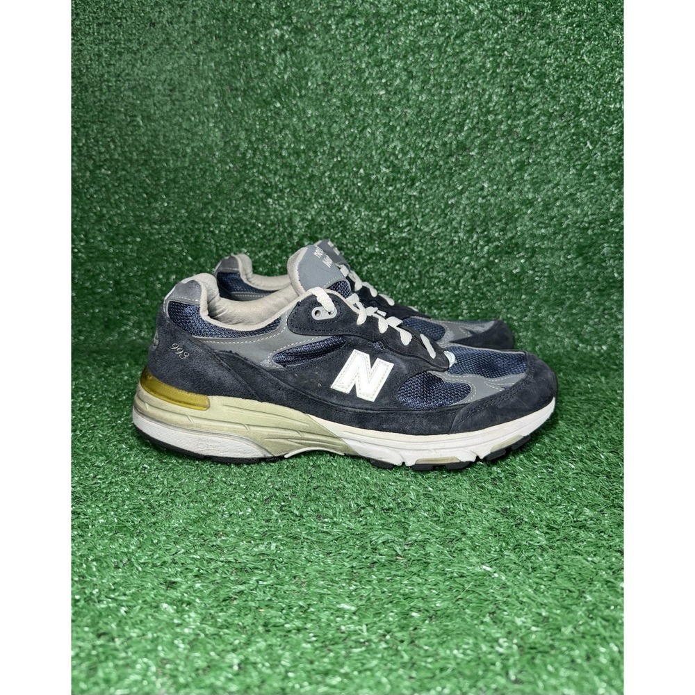 New Balance 993 Women Size 9.5 Blue Suede Running Shoes Comfort Sneakers WR993NV